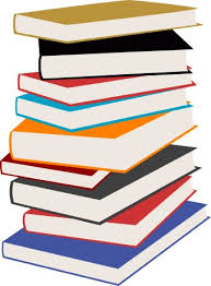 an illustration of a stack of books