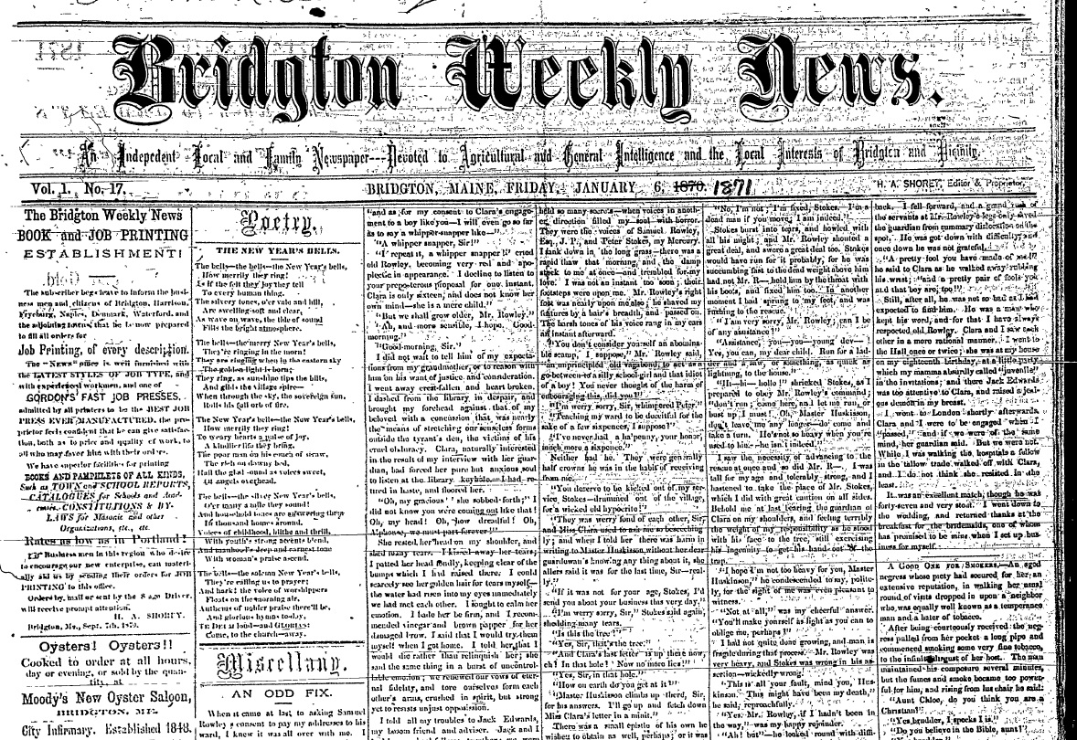 Search the Bridgton News