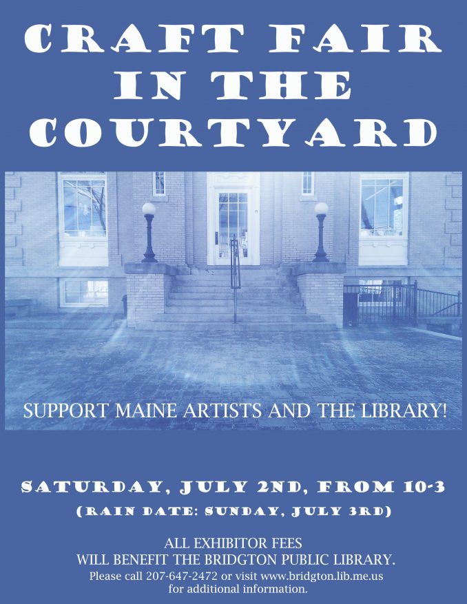 Coming in July – Craft Fair in the Courtyard!
