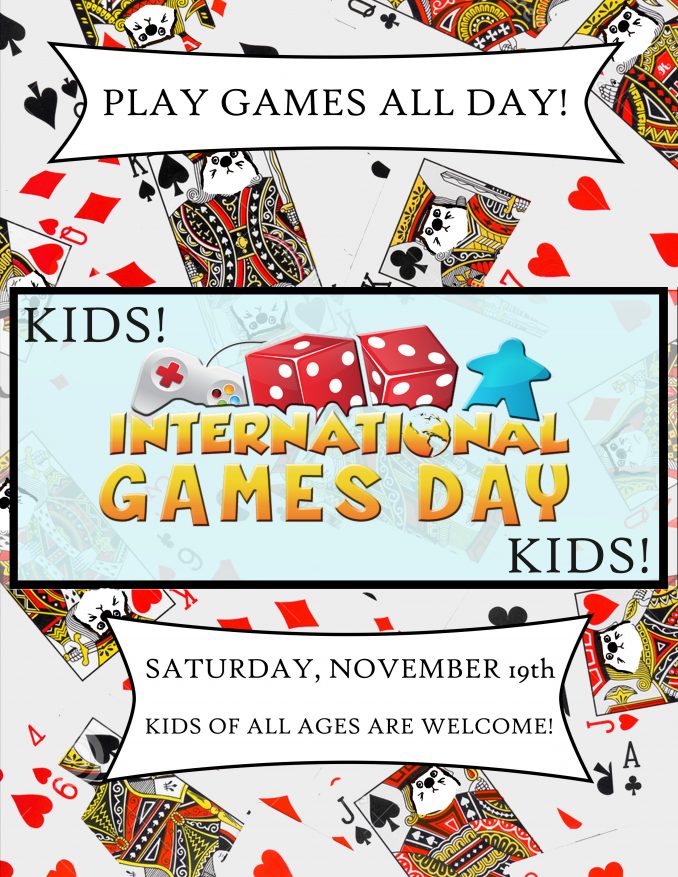 KIDS! PLAY GAMES ALL DAY!