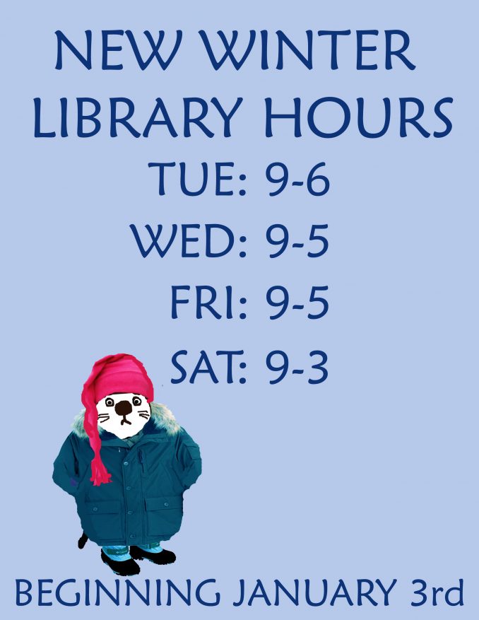 Announcing Our New Winter Hours!