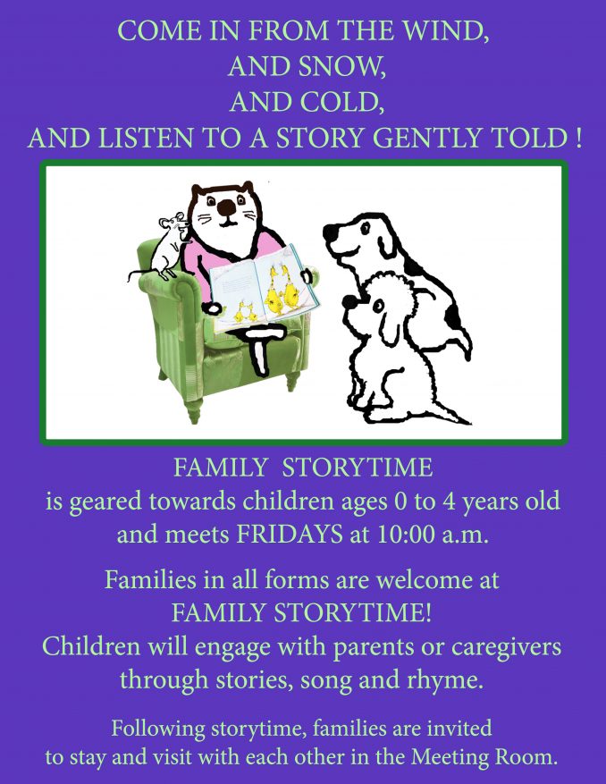 Family Storytime Every Friday!