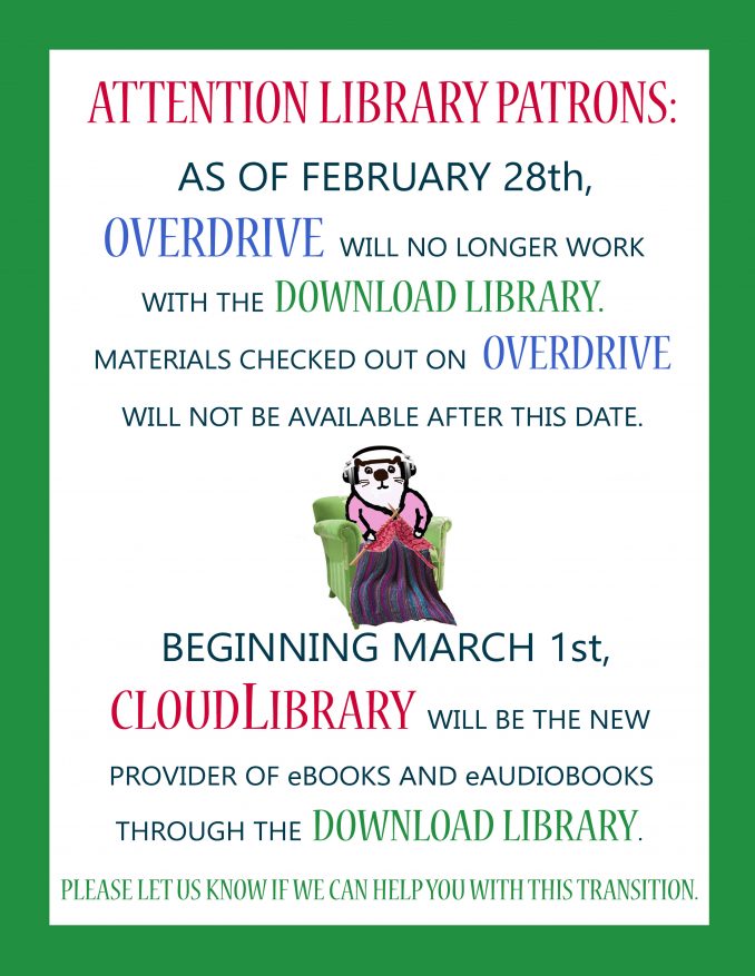 Coming March 1st: cloudLibrary!