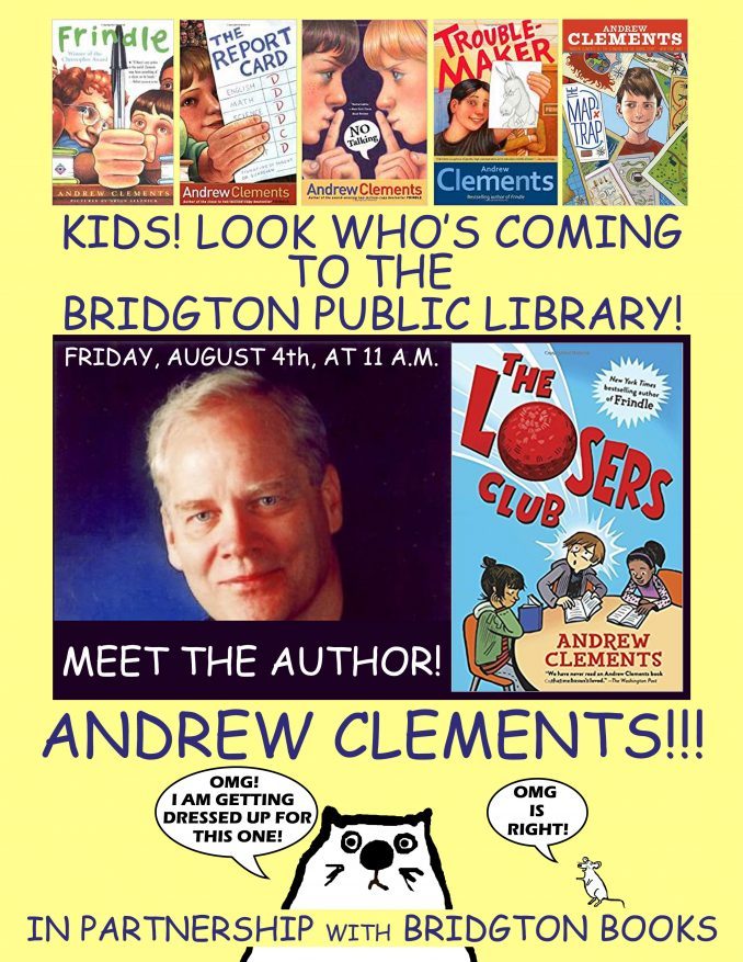 KIDS! Author Event: Andrew Clements!