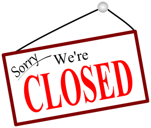 Youth Services will be closing early tonight