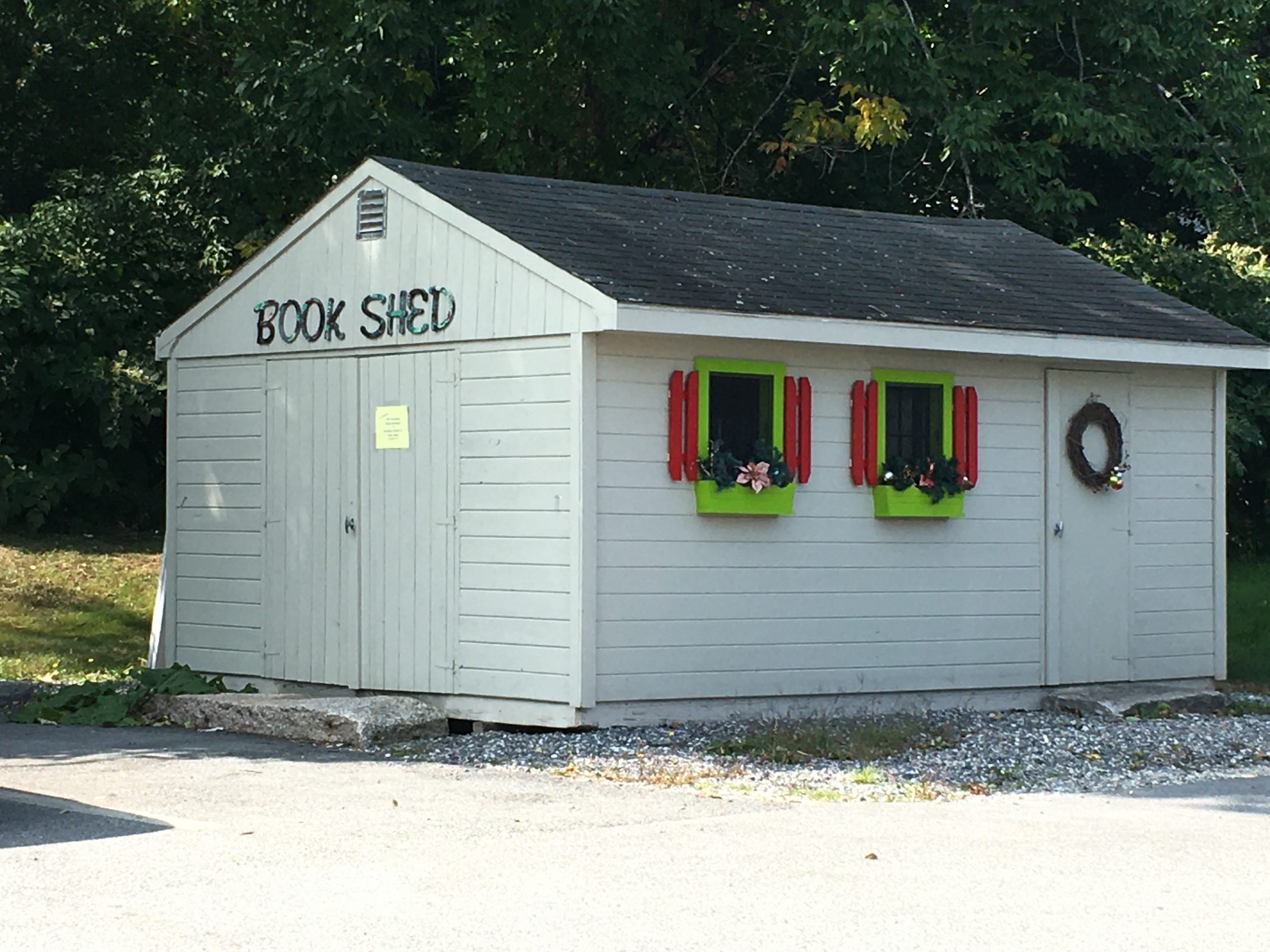 Book Shed Open for Donations 4/1