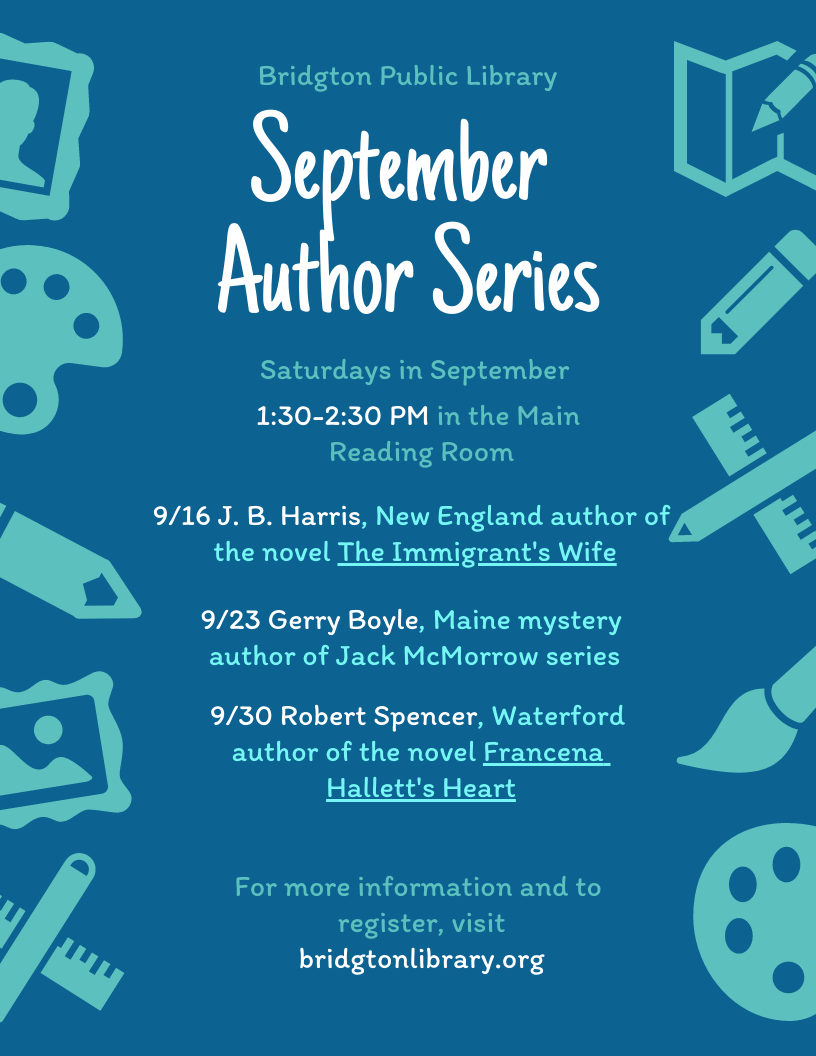 Author Events in September