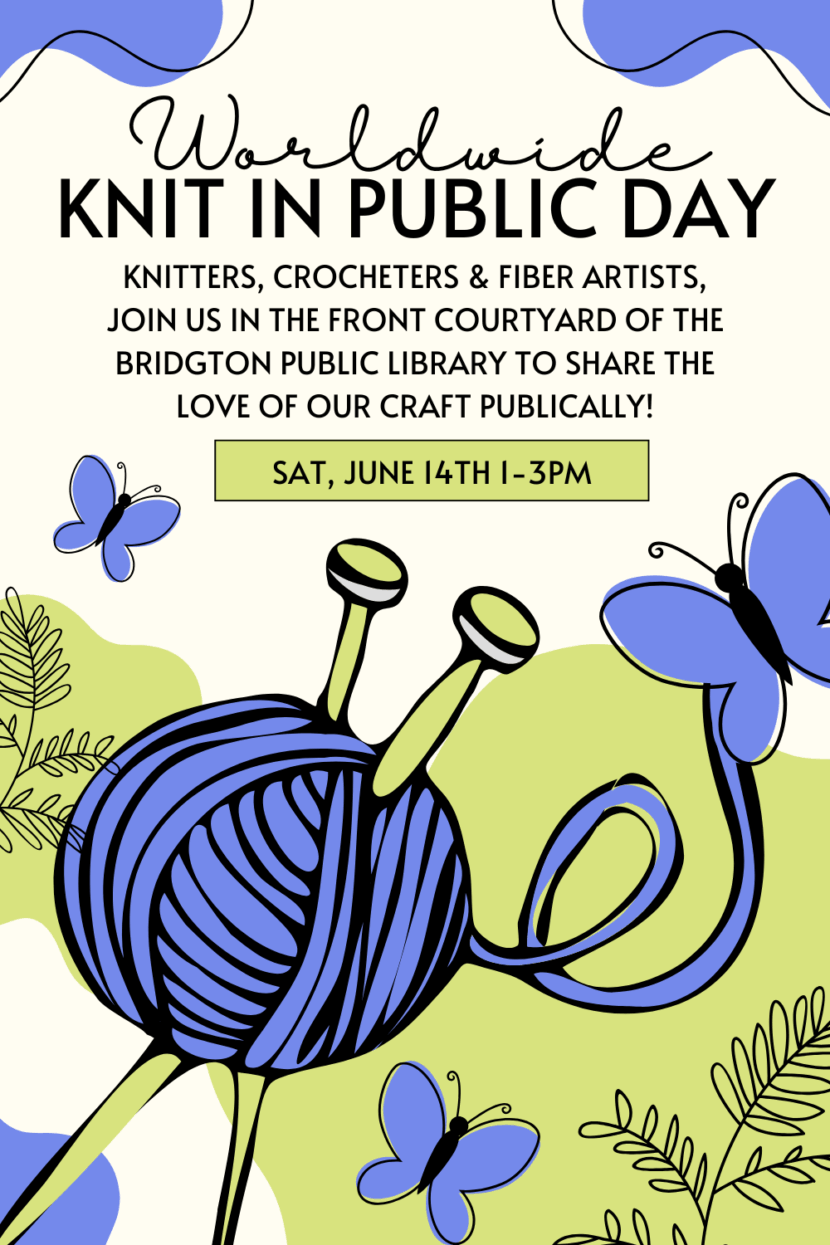 Reminder: Knit in Public Day is Saturday!