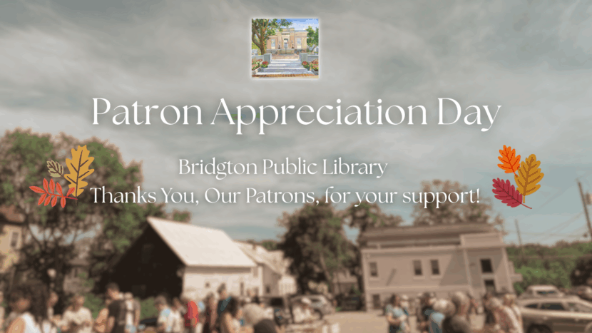 Today, Join Us For Patron Appreciation Day!